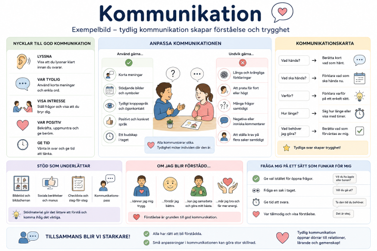 Illustration om fokus och koncentration med tips och fakta i olika avsnitt.